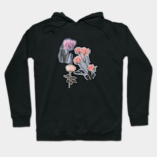 Tulip Vintage Minimalist Flora Positive Retro Hoodie